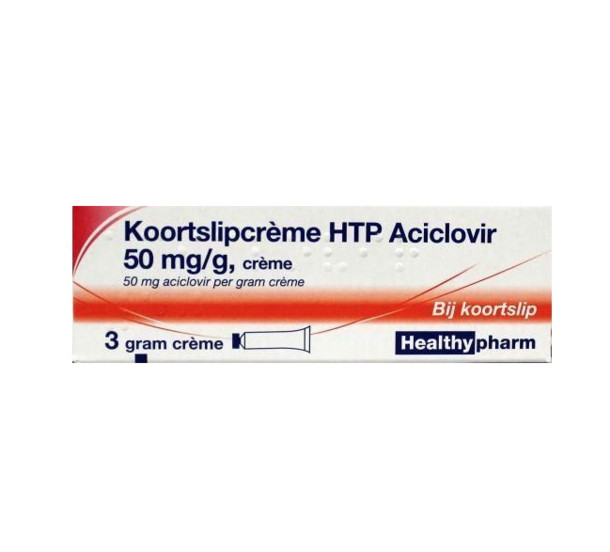 Healthypharm Koortslip creme aciclovir (3 Gram)