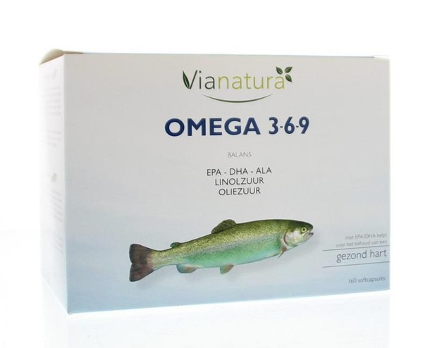 Vianatura Omega 3 6 9 (160 Capsules)