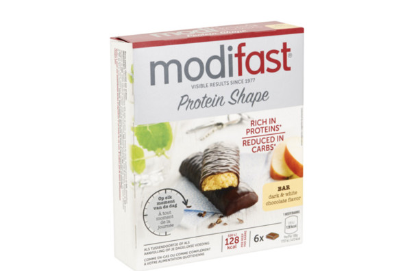 Modifast Protein Shape pure & witte chocolade 6 x 31 gram (1 stuks)
