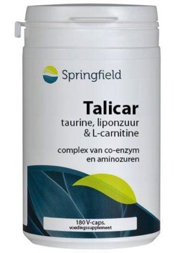 Springfield Talicar I Carnitine/taurine/liponzuur 180vc